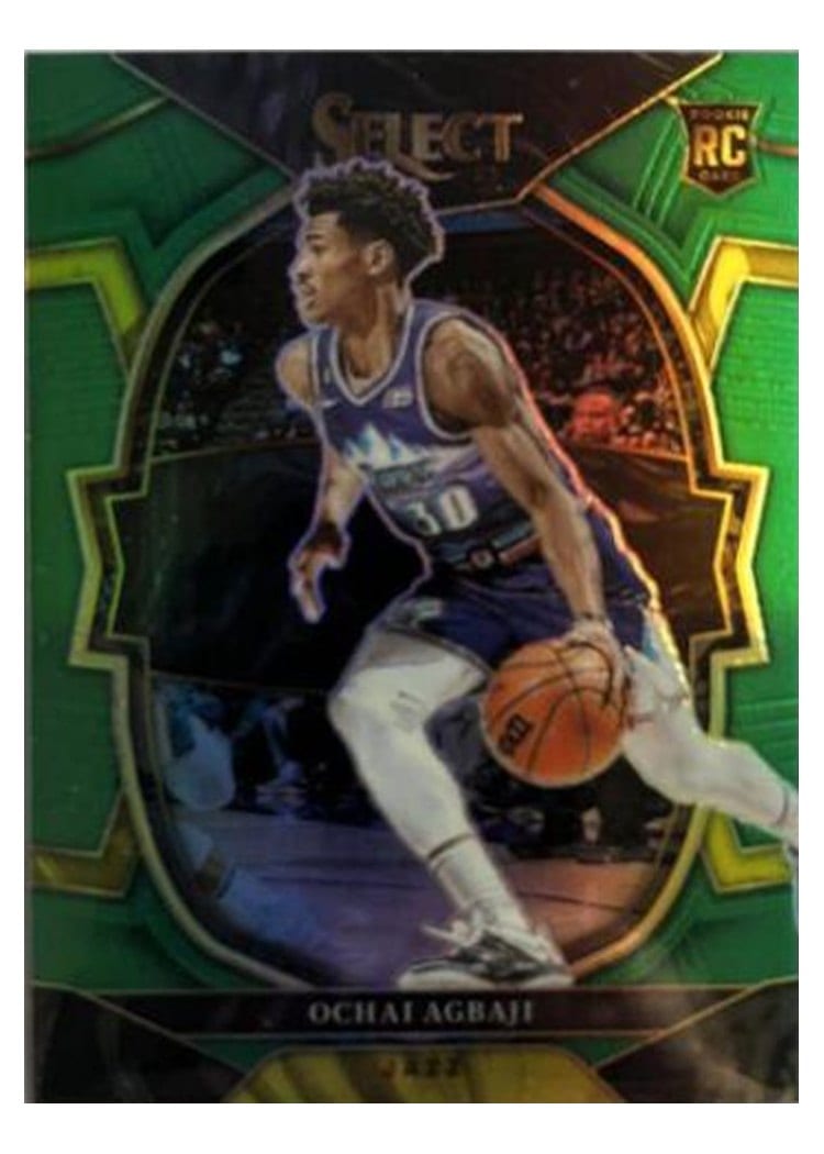 2022-23 Panini Select Base Set Ochai Agbaji #199 card