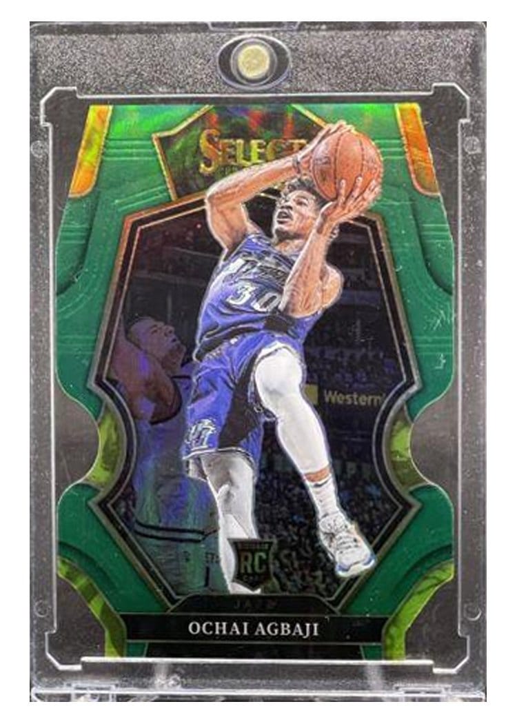 2022-23 Panini Select Base Set Ochai Agbaji #199 card