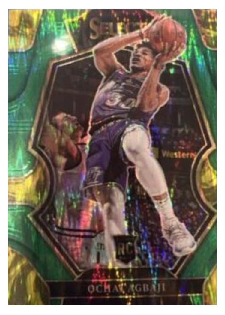 2022-23 Panini Select Base Set Ochai Agbaji #199 card