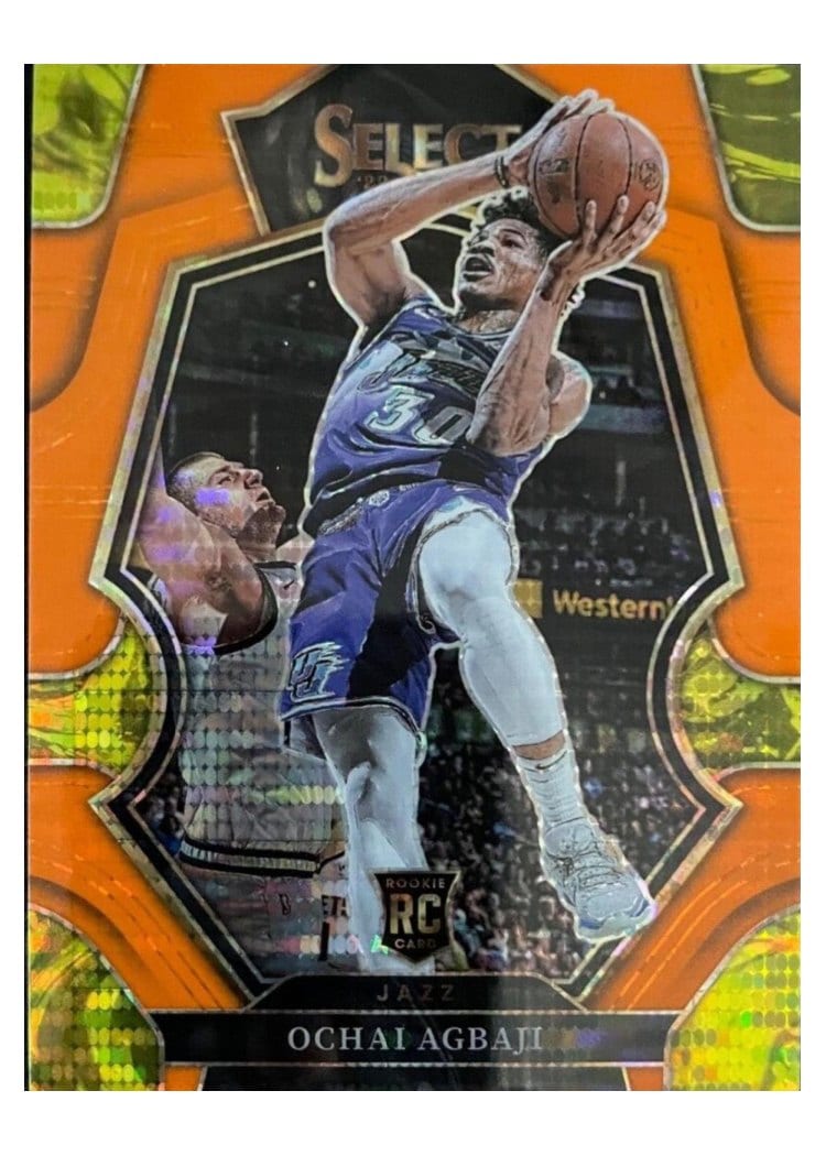 2022-23 Panini Select Base Set Ochai Agbaji #199 card