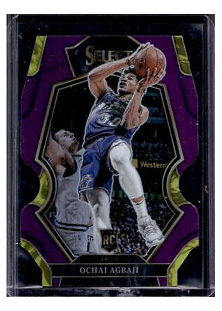2022-23 Panini Select Base Set Ochai Agbaji #199 card