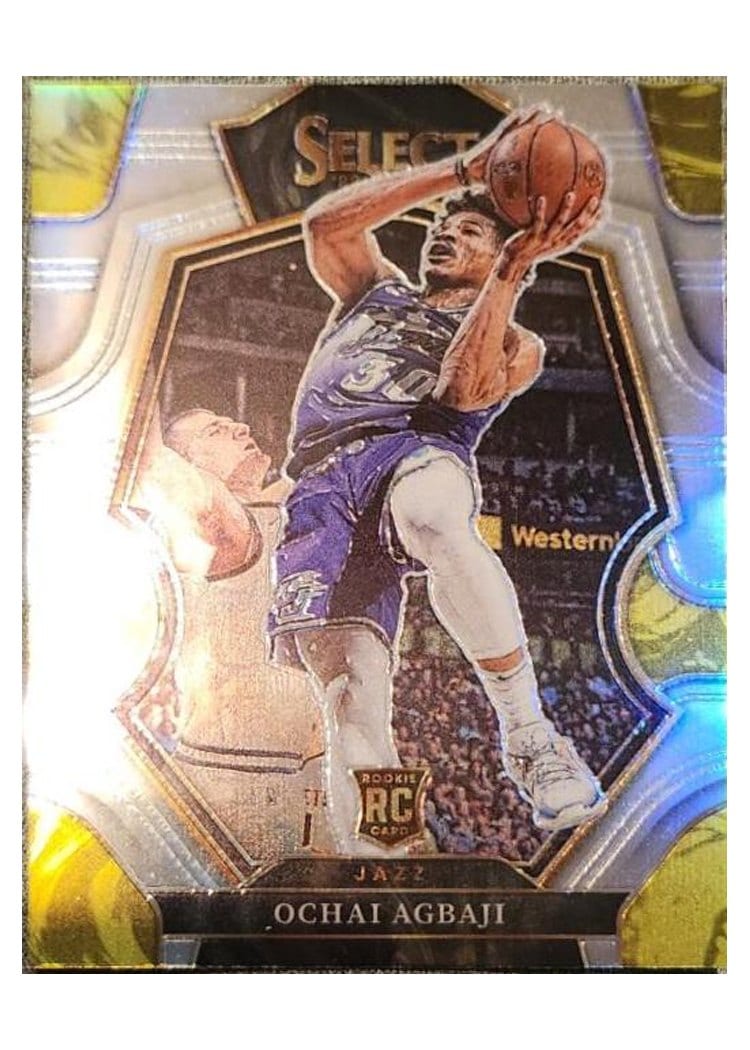 2022-23 Panini Select Base Set Ochai Agbaji #199 card