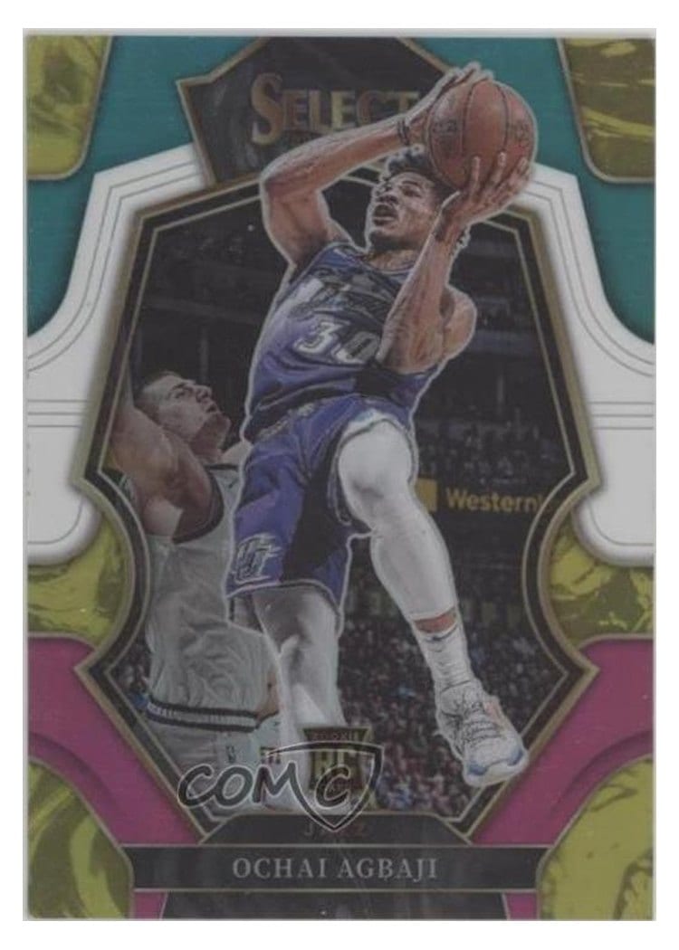 2022-23 Panini Select Base Set Ochai Agbaji #199 card