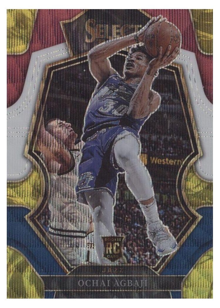 2022-23 Panini Select Base Set Ochai Agbaji #199 card