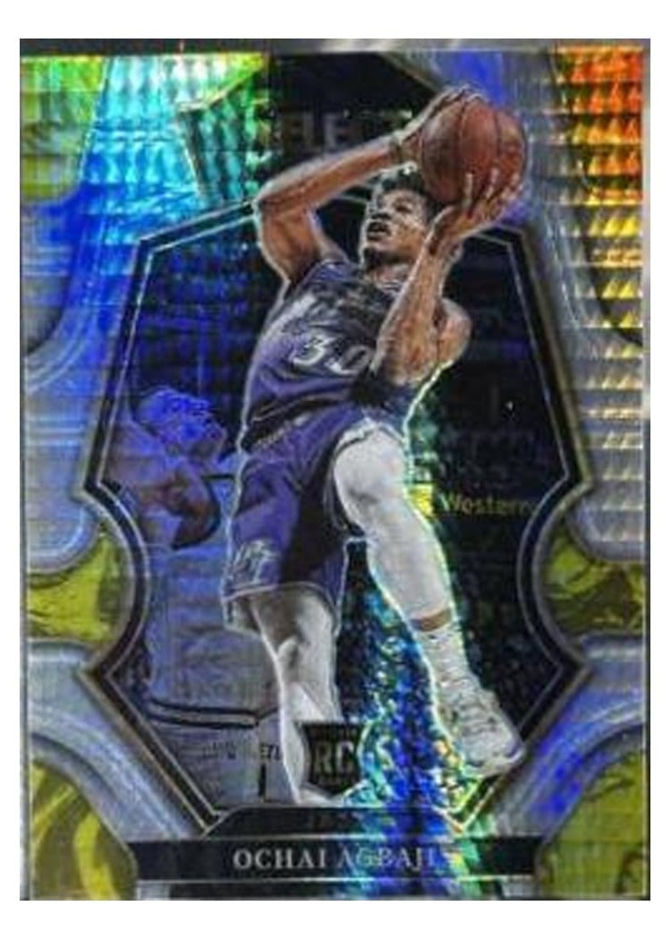 2022-23 Panini Select Base Set Ochai Agbaji #289 card