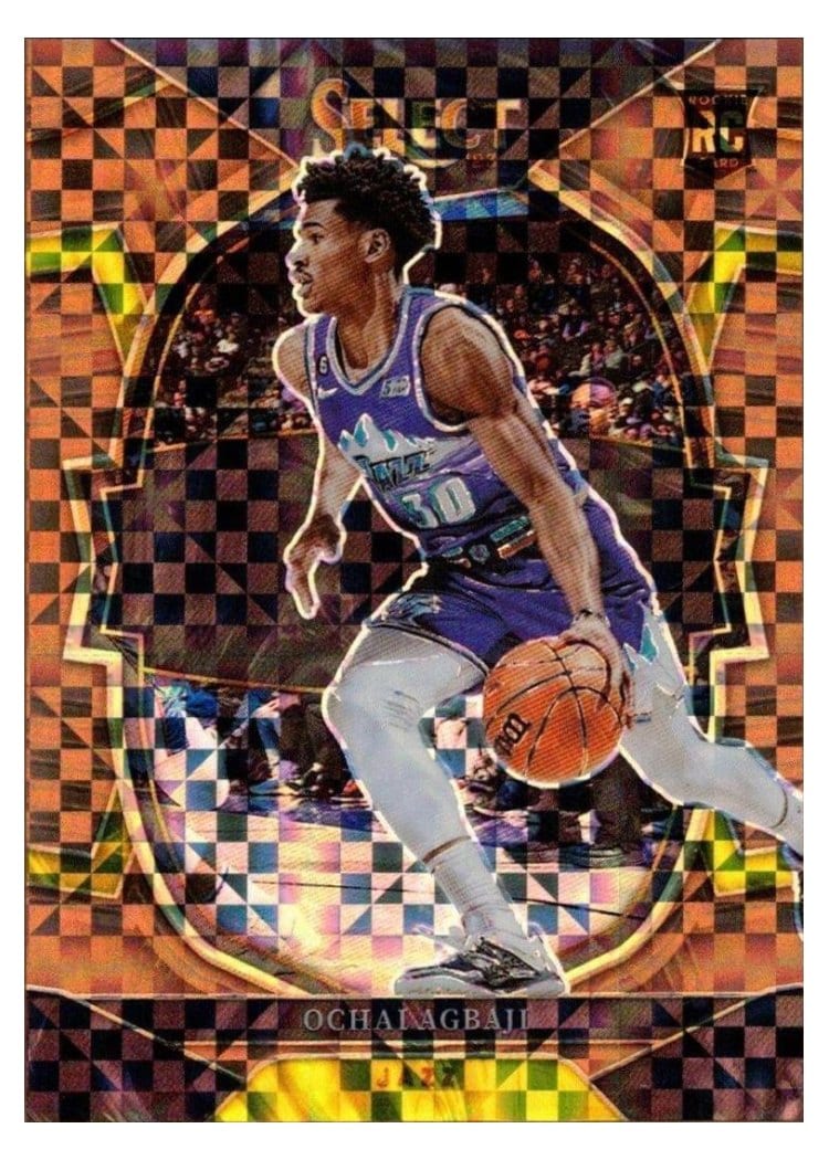 2022-23 Panini Select Base Set Ochai Agbaji #96 card