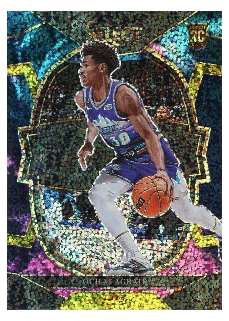 2022-23 Panini Select Base Set Ochai Agbaji #96 card
