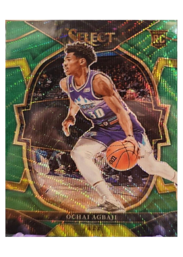 2022-23 Panini Select Base Set Ochai Agbaji #96 card