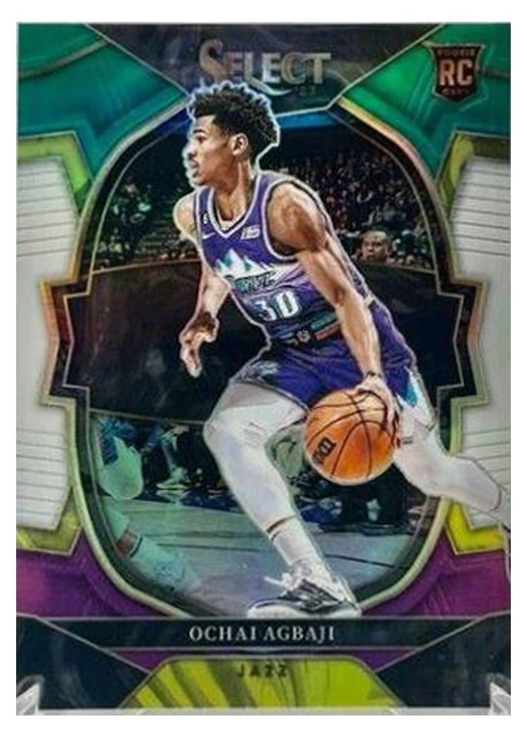 2022-23 Panini Select Base Set Ochai Agbaji #96 card