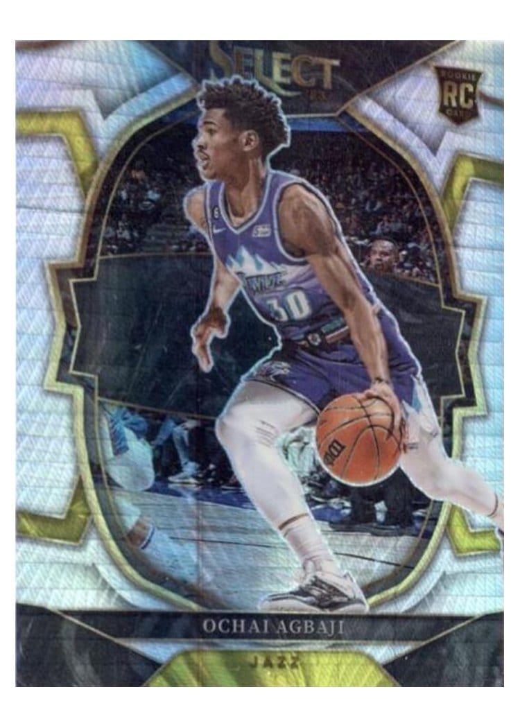 2022-23 Panini Select Base Set Ochai Agbaji #96 card