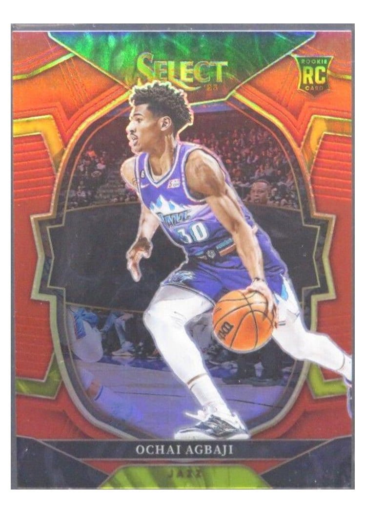 2022-23 Panini Select Base Set Ochai Agbaji #96 card