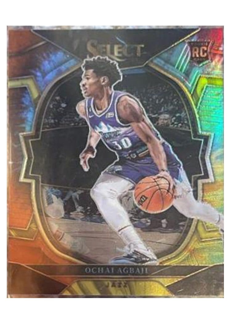 2022-23 Panini Select Base Set Ochai Agbaji #96 card
