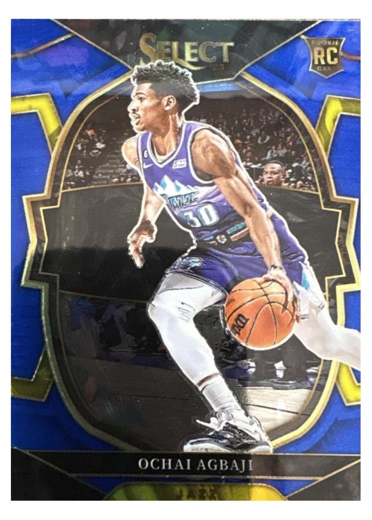 2022-23 Panini Select Base Set Ochai Agbaji #96 card