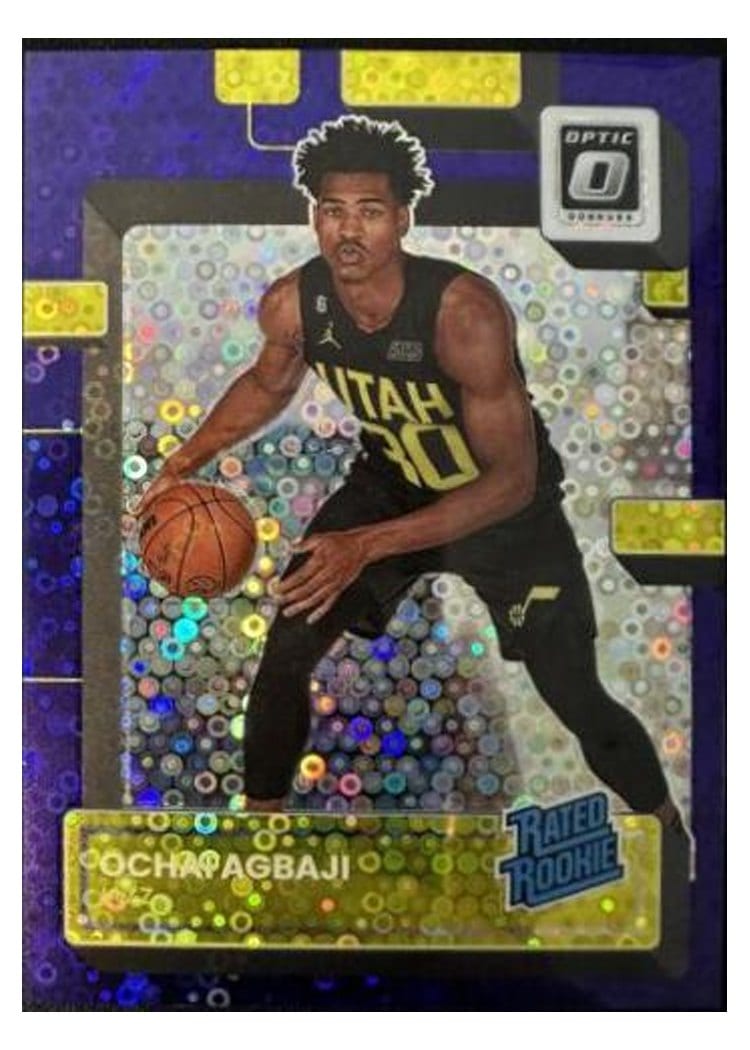 2022 Panini Donruss Optic Ochai Agbaji #205 card