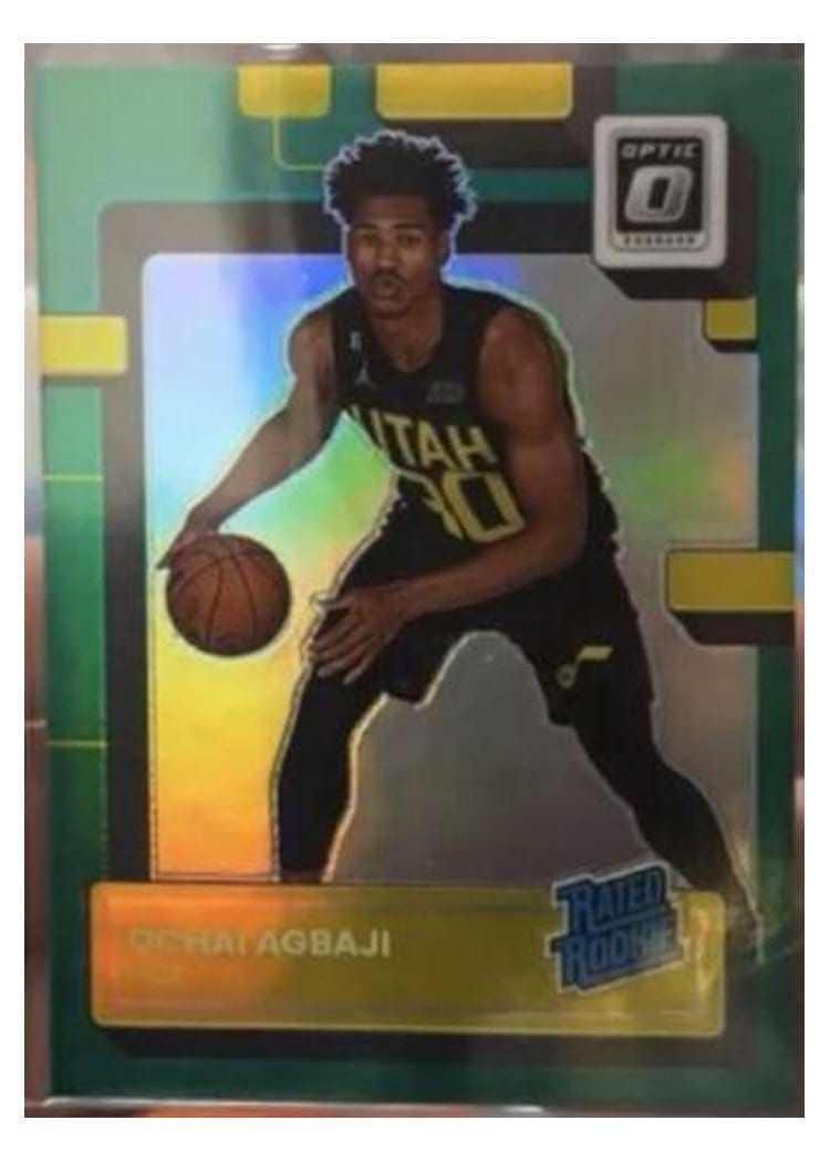 2022 Panini Donruss Optic Ochai Agbaji #205 card