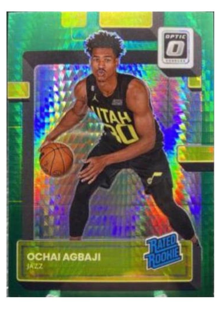 2022 Panini Donruss Optic Ochai Agbaji #205 card