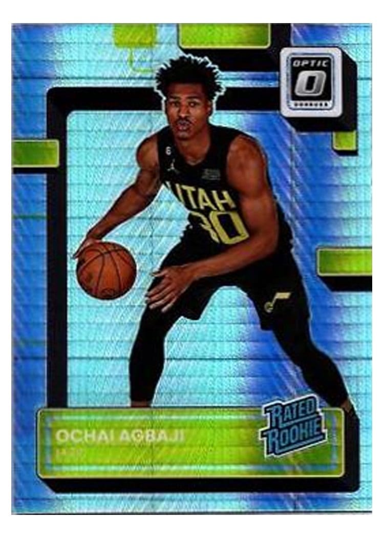 2022 Panini Donruss Optic Ochai Agbaji #205 card