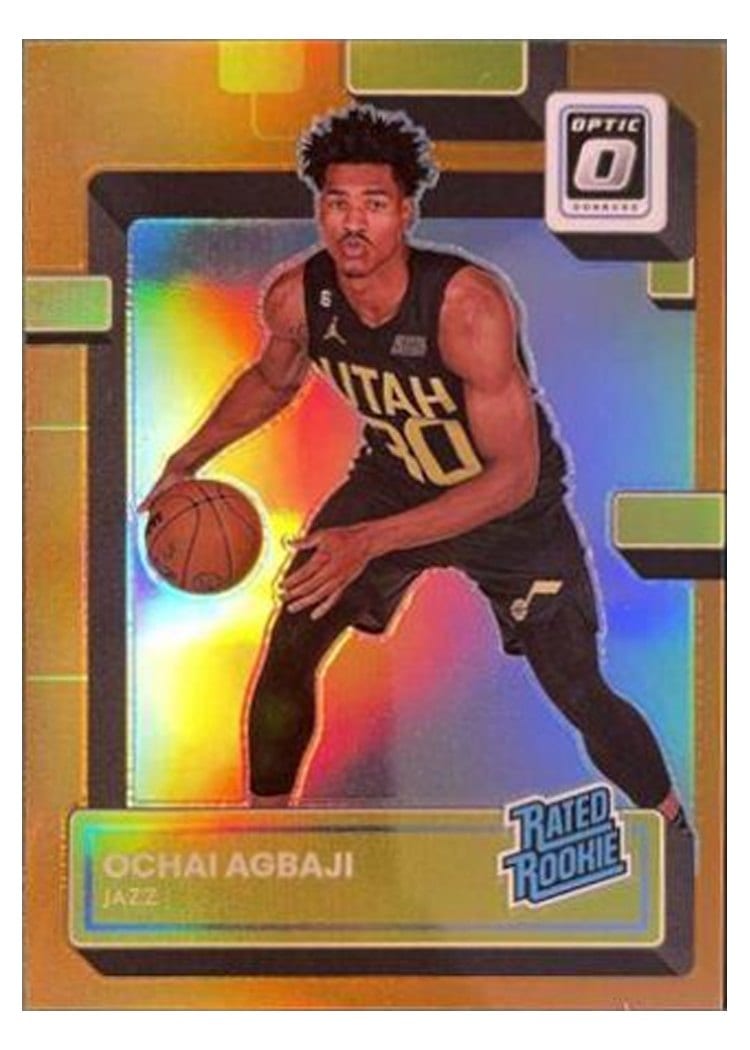 2022 Panini Donruss Optic Ochai Agbaji #205 card