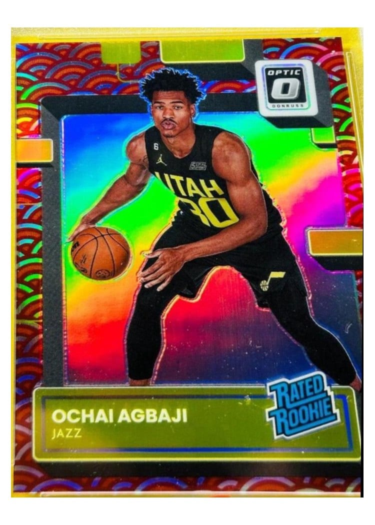 2022 Panini Donruss Optic Ochai Agbaji #205 card