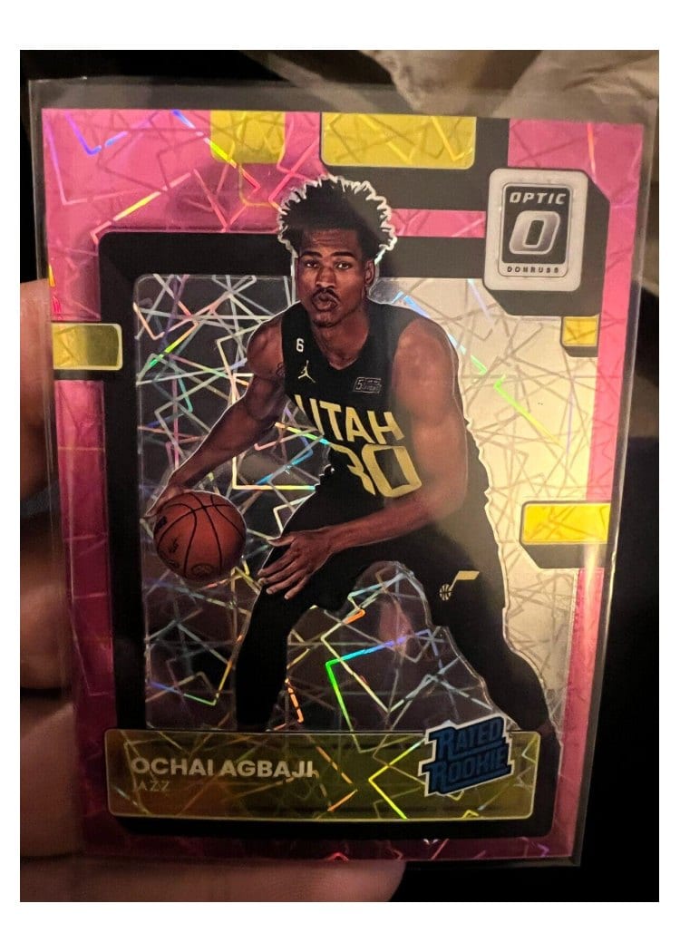 2022 Panini Donruss Optic Ochai Agbaji #205 card