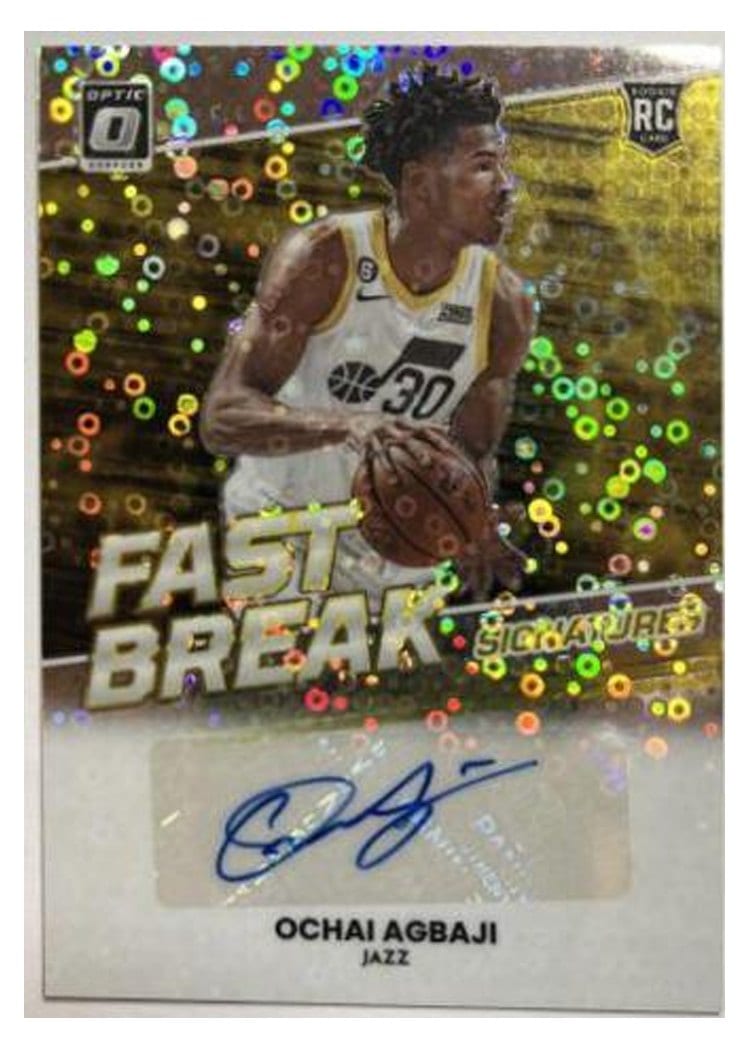 2022 Panini Donruss Optic Ochai Agbaji #205 card