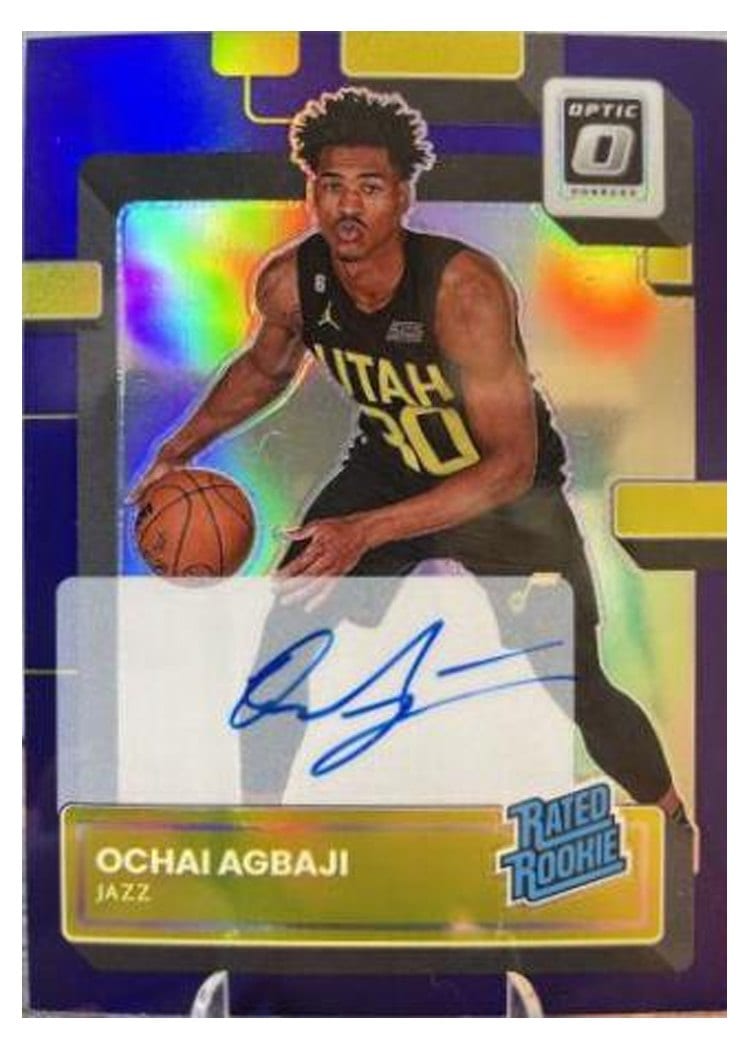 2022 Panini Donruss Optic Ochai Agbaji #205 card