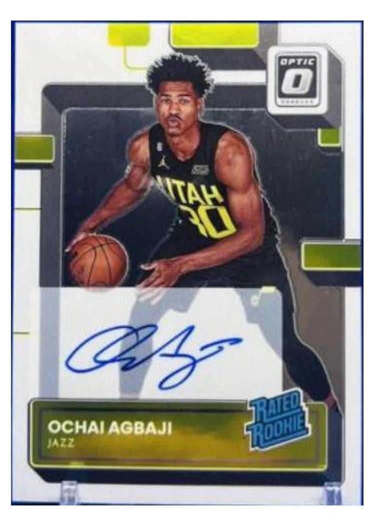 2022 Panini Donruss Optic Ochai Agbaji #205 card