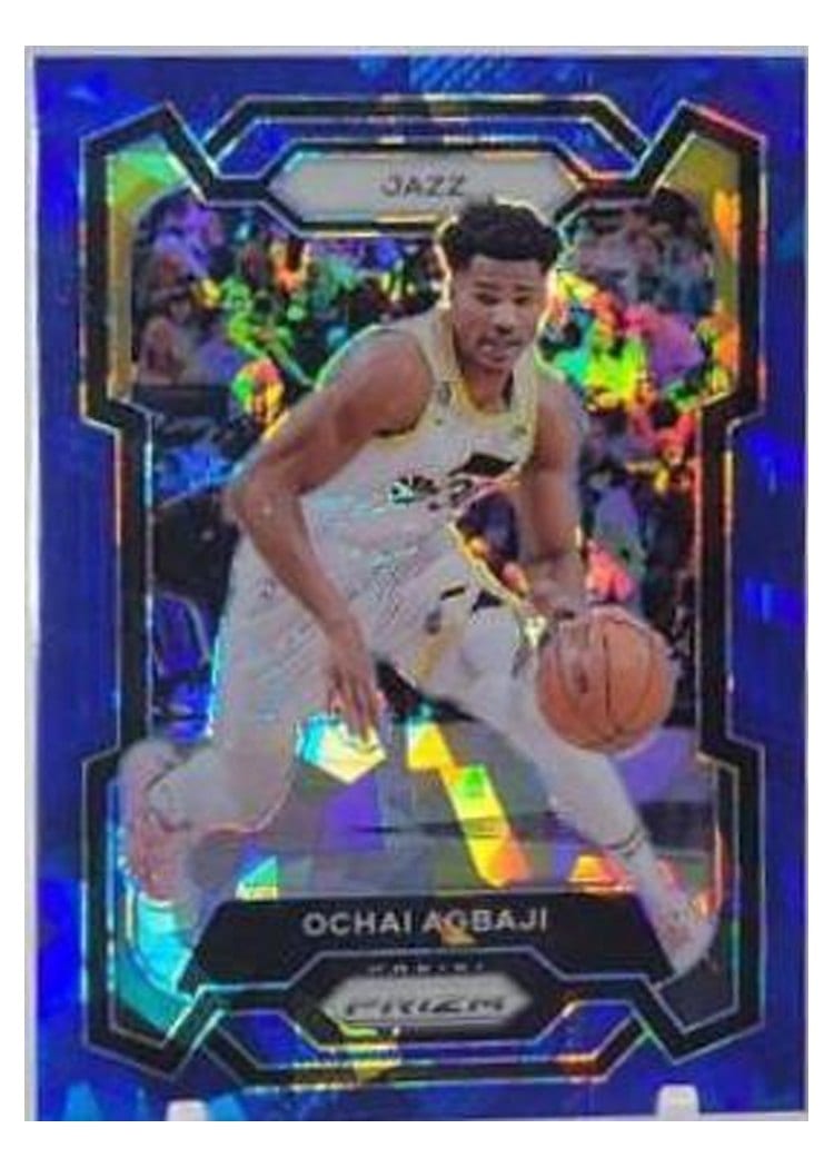 2023-24 Panini Prizm Base Set Ochai Agbaji #92 card