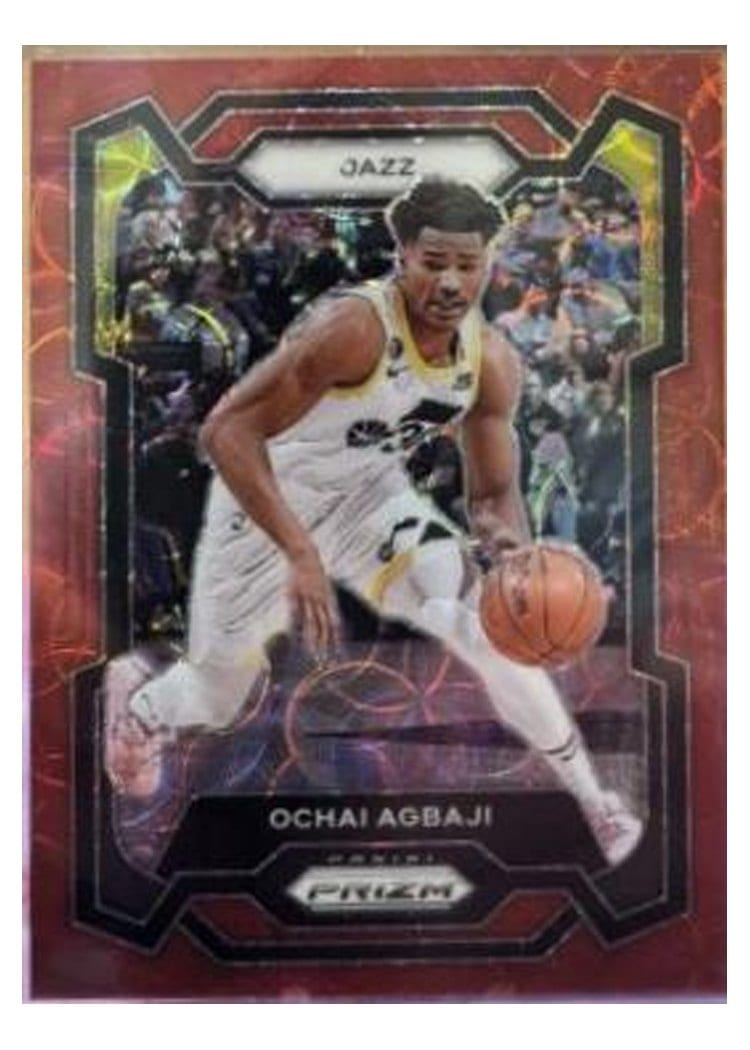 2023-24 Panini Prizm Base Set Ochai Agbaji #92 card