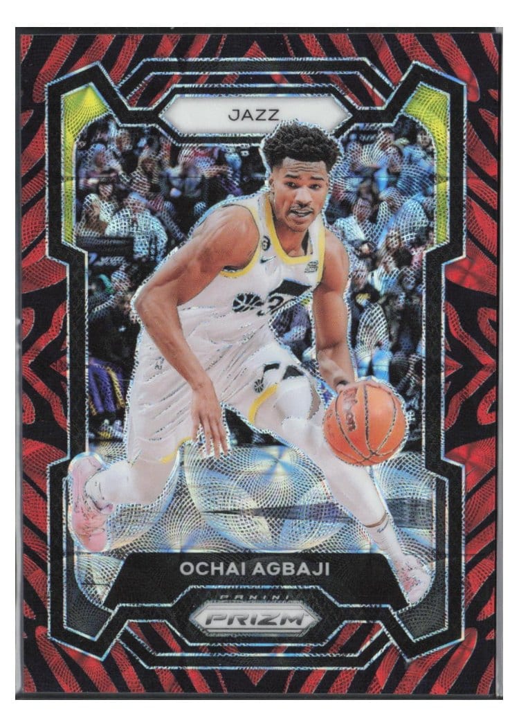 2023-24 Panini Prizm Base Set Ochai Agbaji #92 card