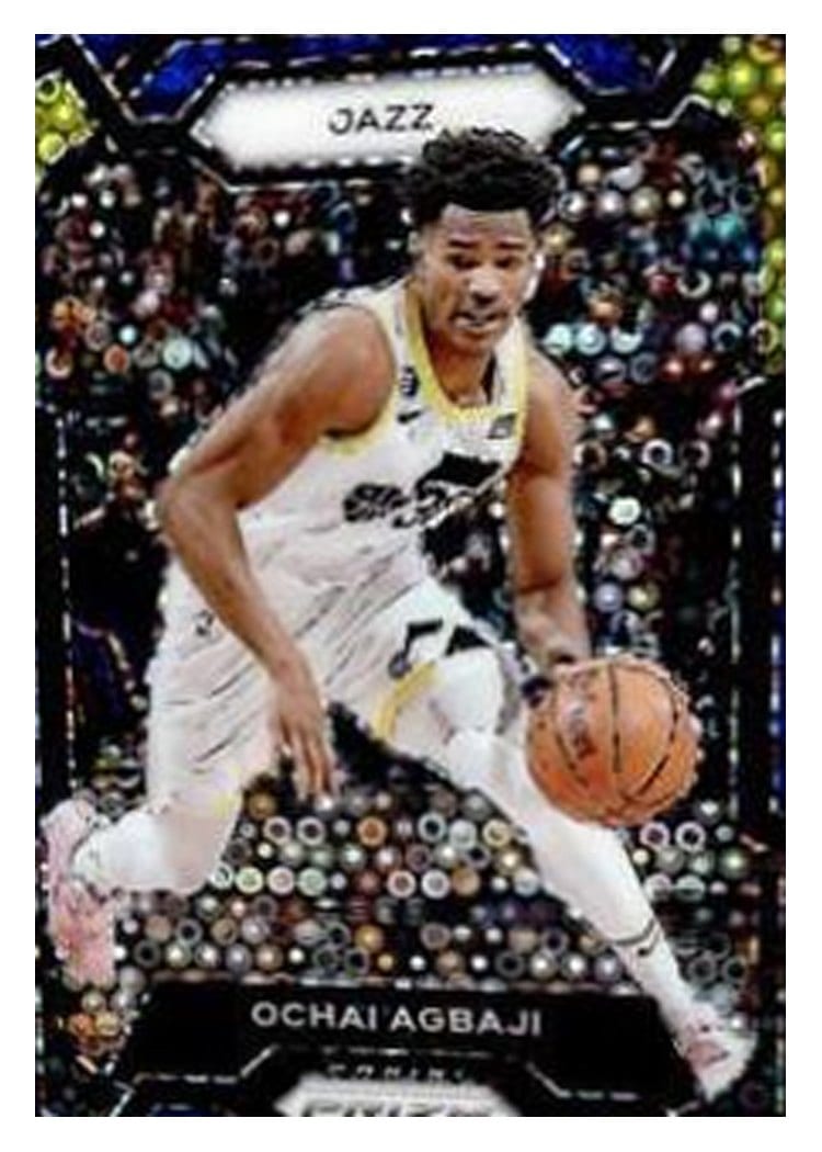 2023-24 Panini Prizm Base Set Ochai Agbaji #92 card