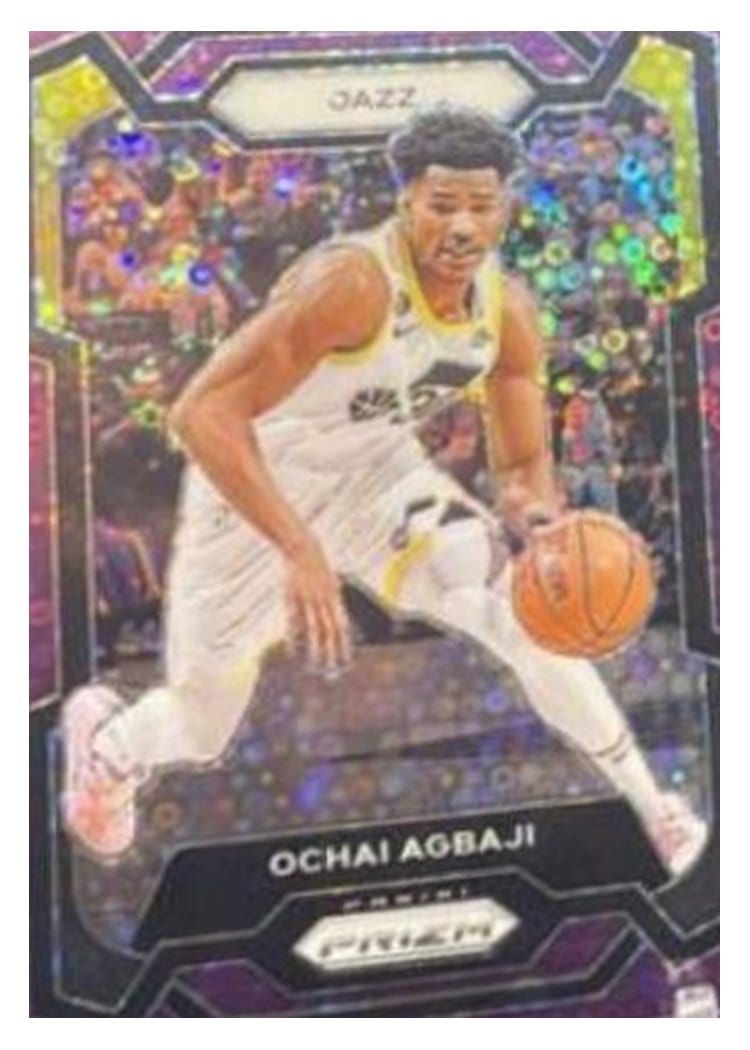 2023-24 Panini Prizm Base Set Ochai Agbaji #92 card