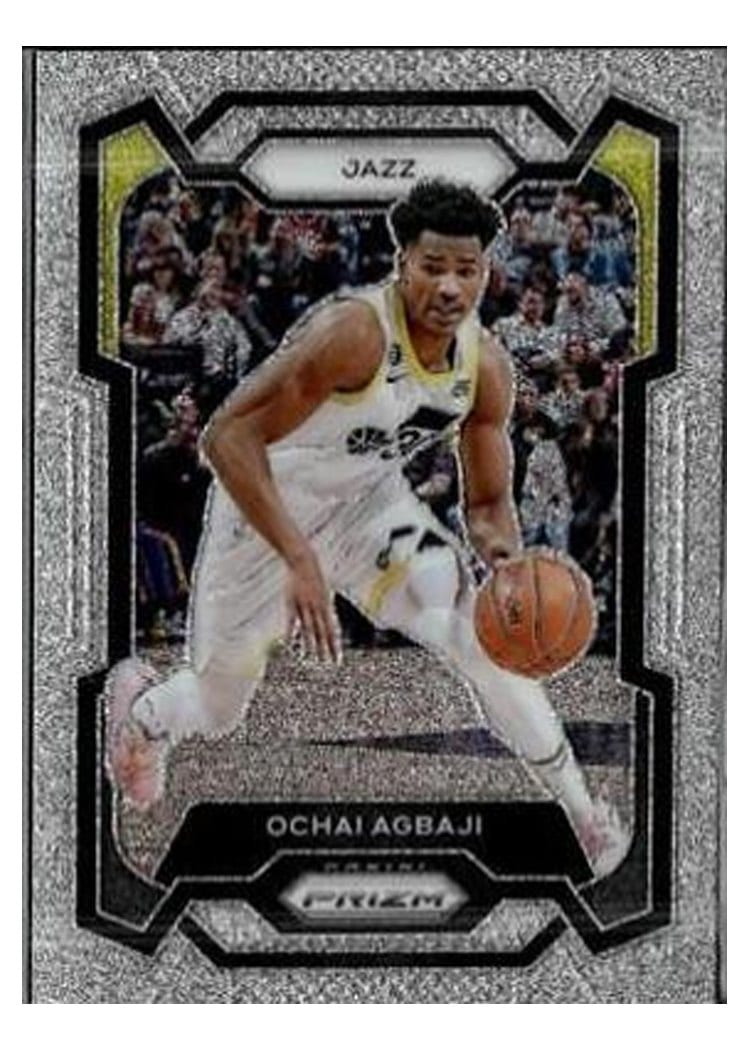 2023-24 Panini Prizm Base Set Ochai Agbaji #92 card