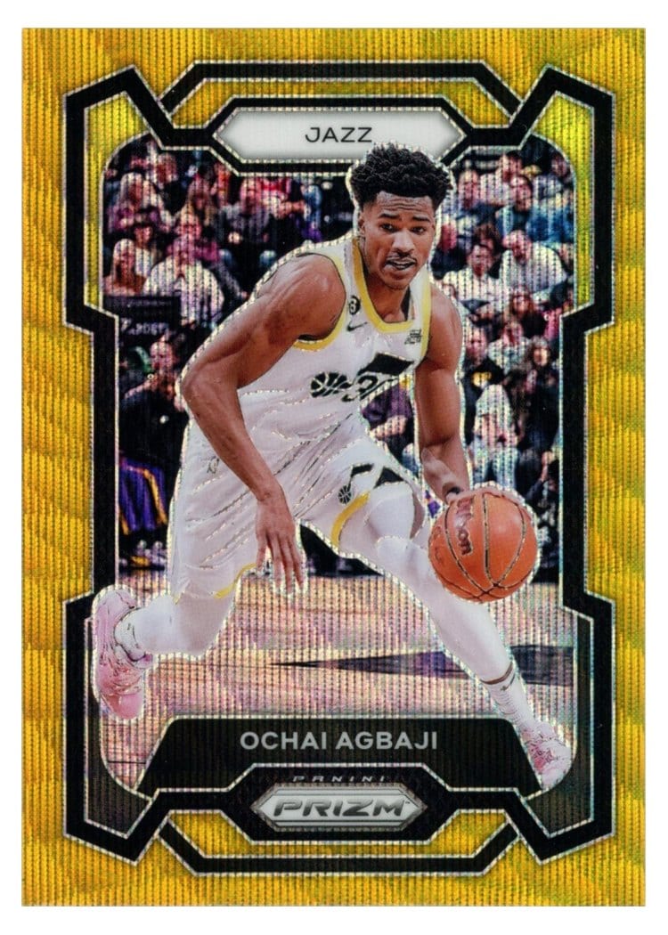 2023-24 Panini Prizm Base Set Ochai Agbaji #92 card