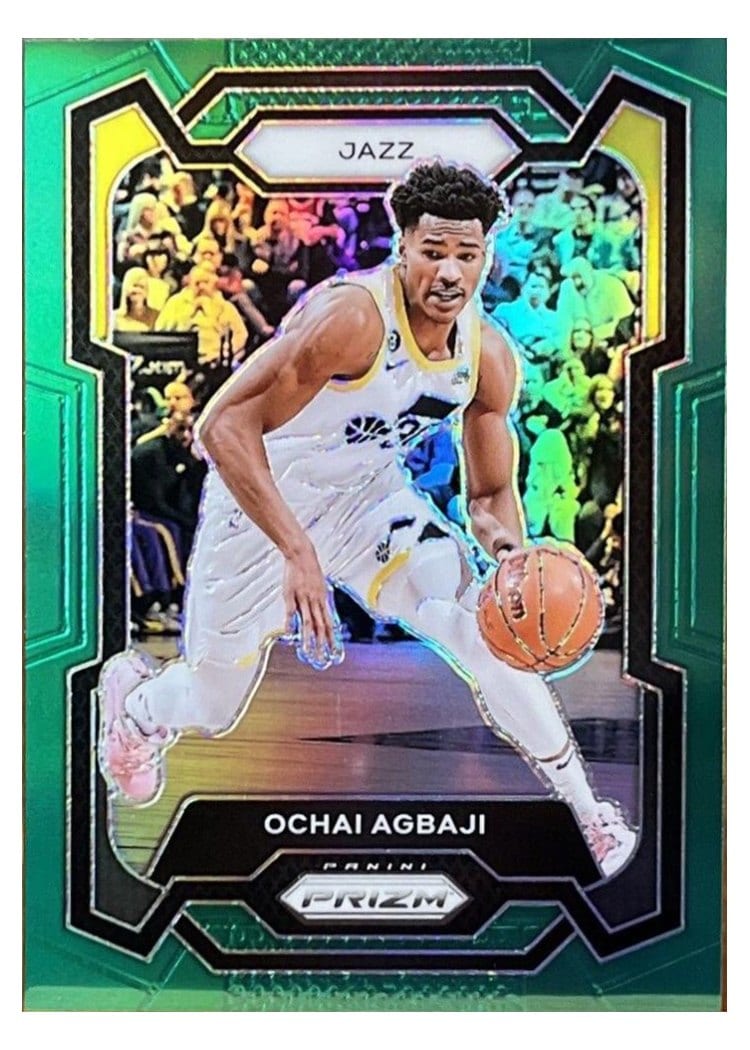 2023-24 Panini Prizm Base Set Ochai Agbaji #92 card