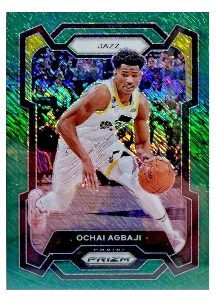 2023-24 Panini Prizm Base Set Ochai Agbaji #92 card