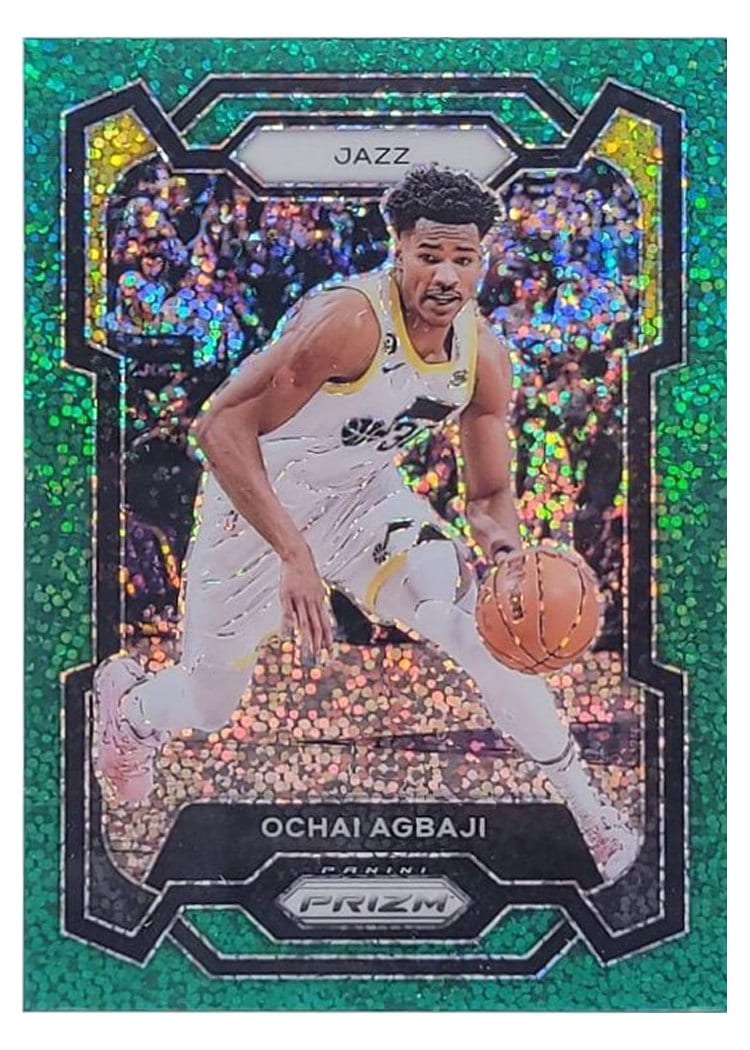 2023-24 Panini Prizm Base Set Ochai Agbaji #92 card