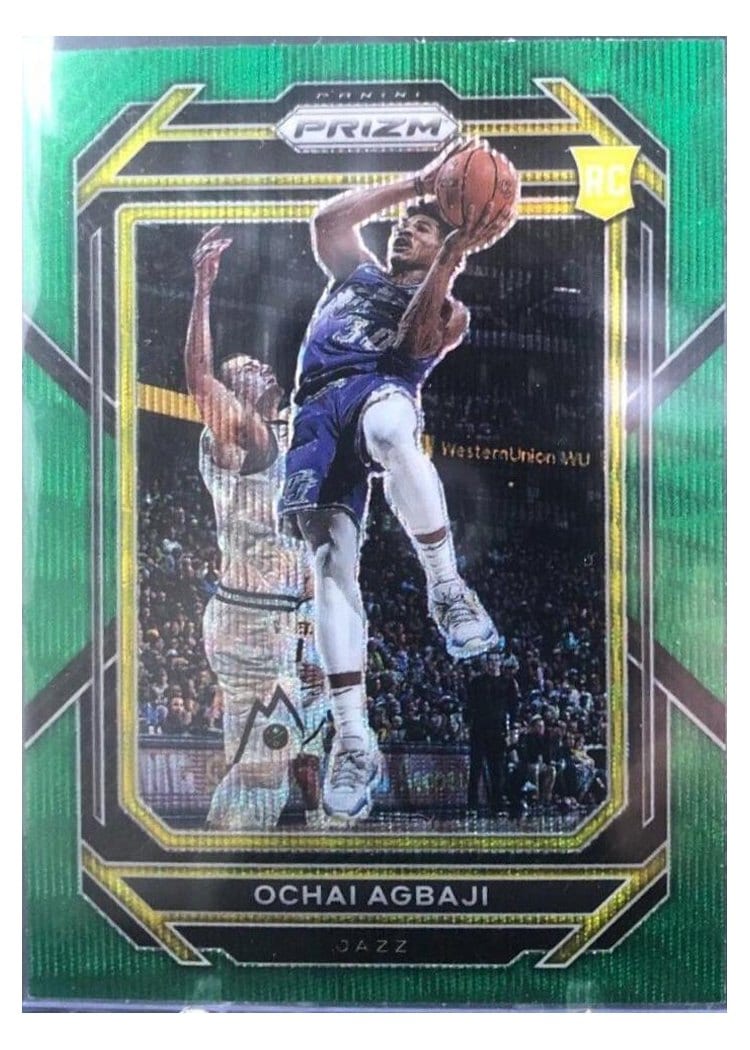 2023-24 Panini Prizm Base Set Ochai Agbaji #92 card