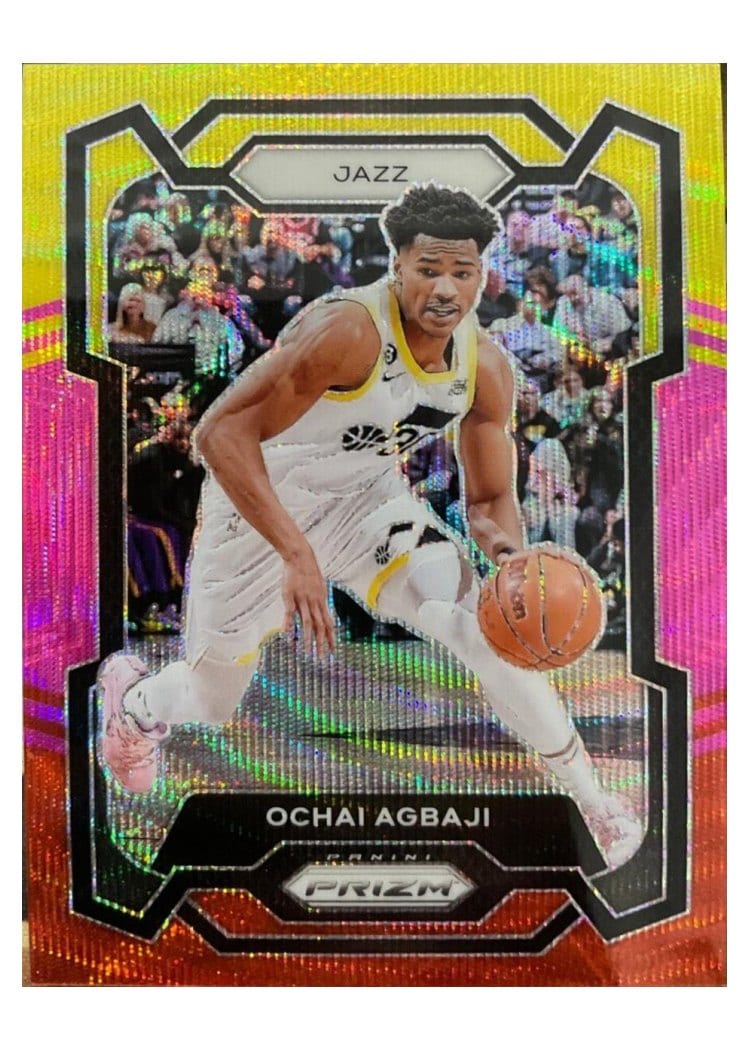 2023-24 Panini Prizm Base Set Ochai Agbaji #92 card