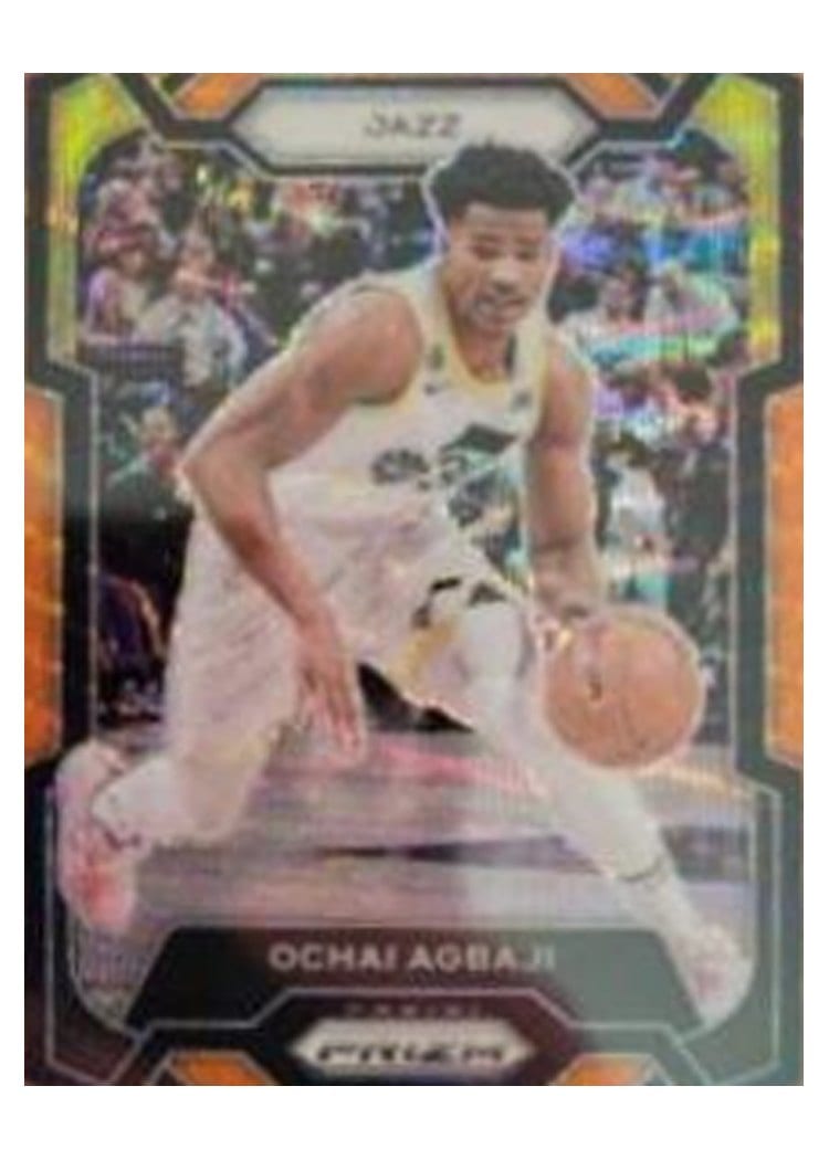 2023-24 Panini Prizm Base Set Ochai Agbaji #92 card