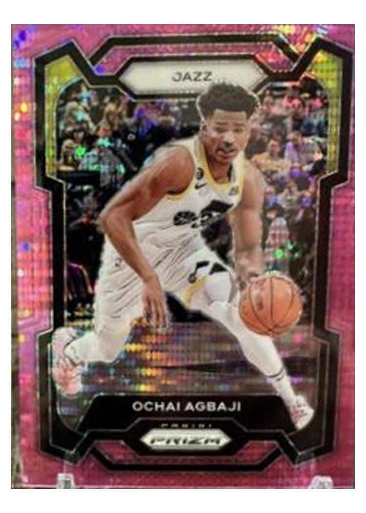 2023-24 Panini Prizm Base Set Ochai Agbaji #92 card