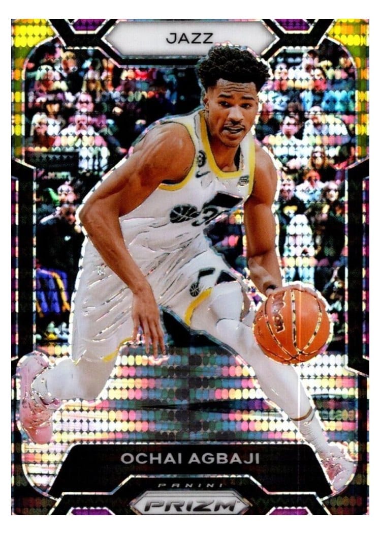 2023-24 Panini Prizm Base Set Ochai Agbaji #92 card