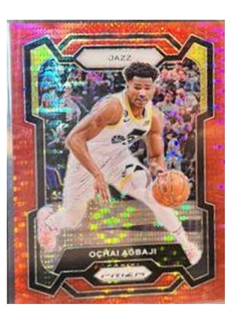 2023-24 Panini Prizm Base Set Ochai Agbaji #92 card