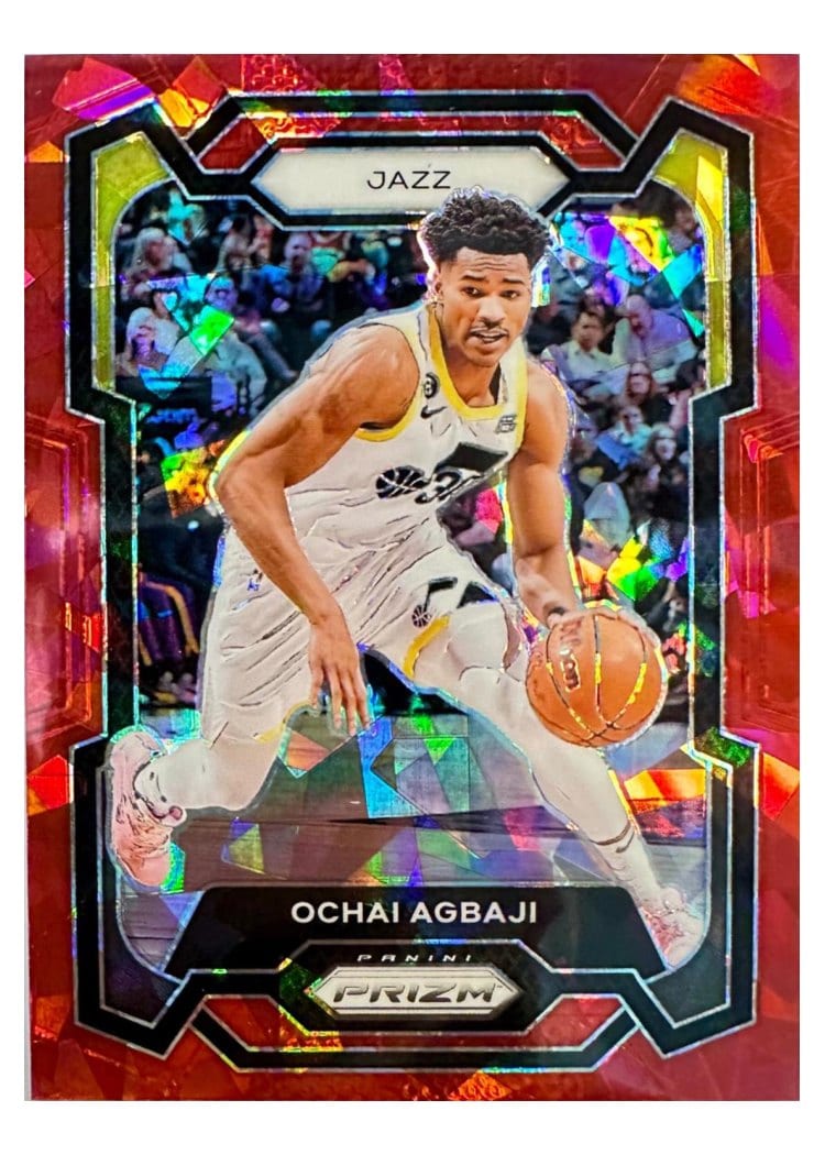 2023-24 Panini Prizm Base Set Ochai Agbaji #92 card
