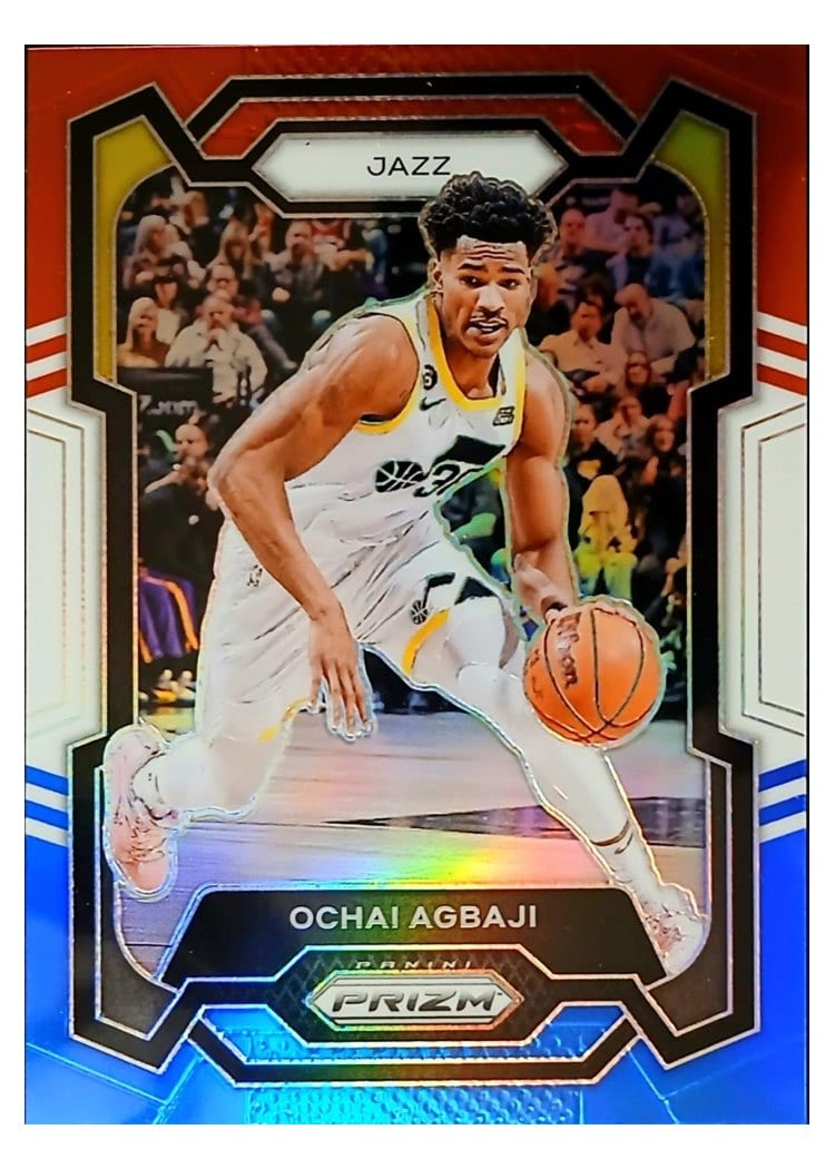 2023-24 Panini Prizm Base Set Ochai Agbaji #92 card