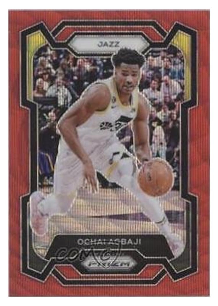 2023-24 Panini Prizm Base Set Ochai Agbaji #92 card