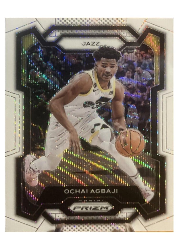 2023-24 Panini Prizm Base Set Ochai Agbaji #92 card