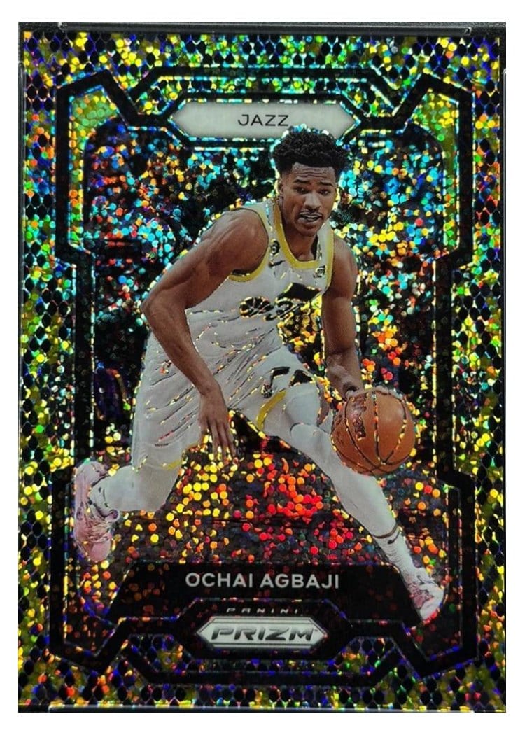 2023-24 Panini Prizm Base Set Ochai Agbaji #92 card