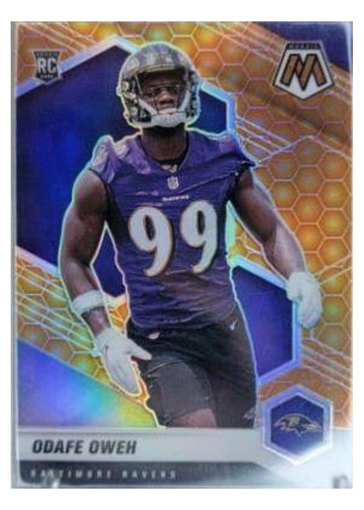 2021 Panini Mosaic Base Set Odafe Oweh Honeycomb #354 card