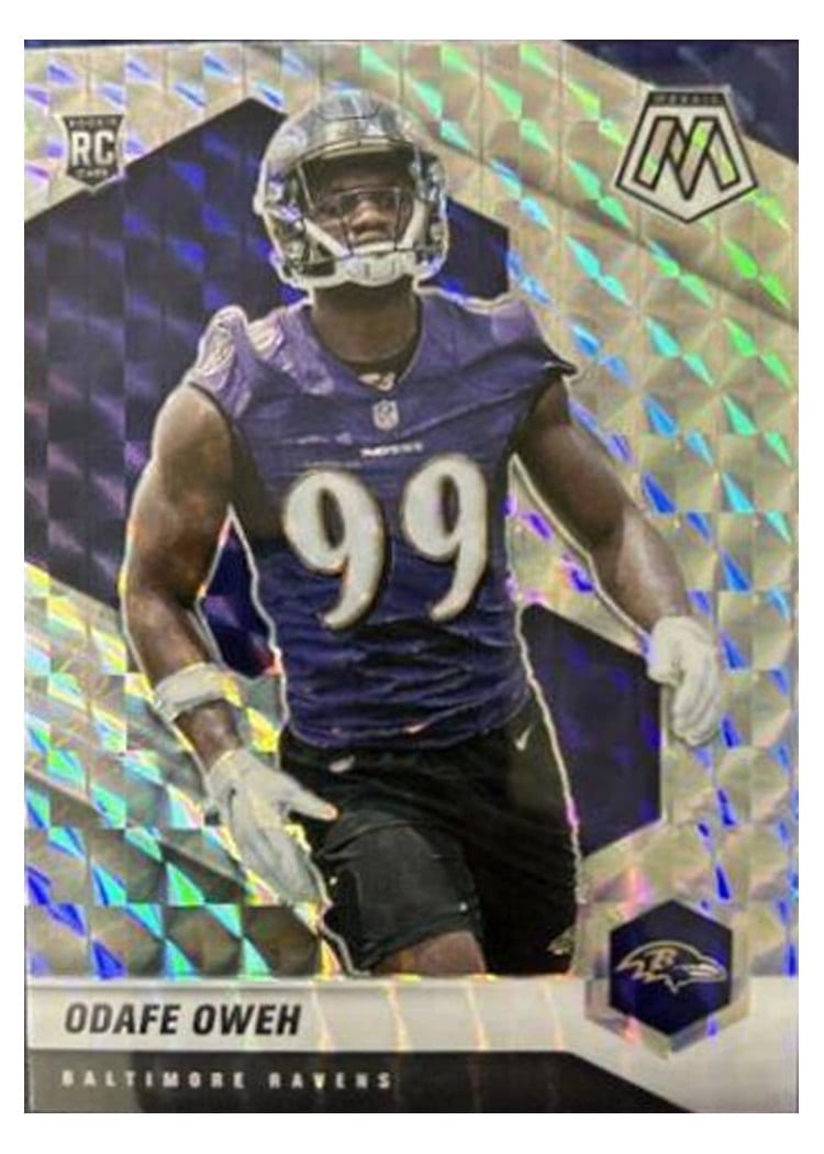 2021 Panini Mosaic Base Set Odafe Oweh #354 card